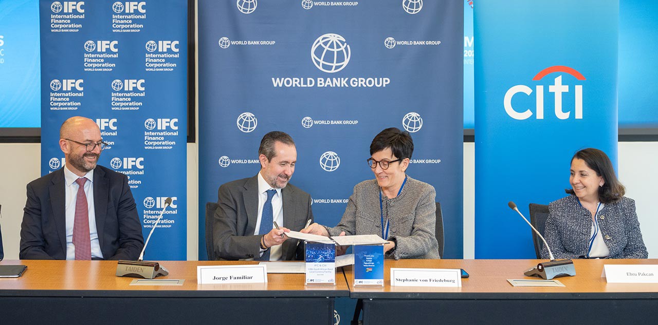 IFC and Citi Sign Local-Currency Facility to Expand South Africa Financing